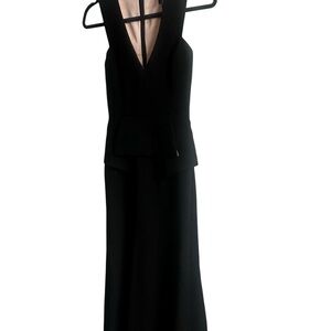BCBGMaxAzria Black Sleeveless Prom Dress
